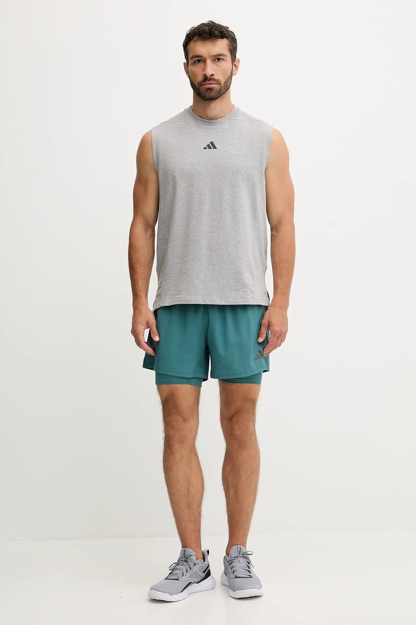 Футболка для тренинга adidas Performance Designed for Training цвет серый KB9831