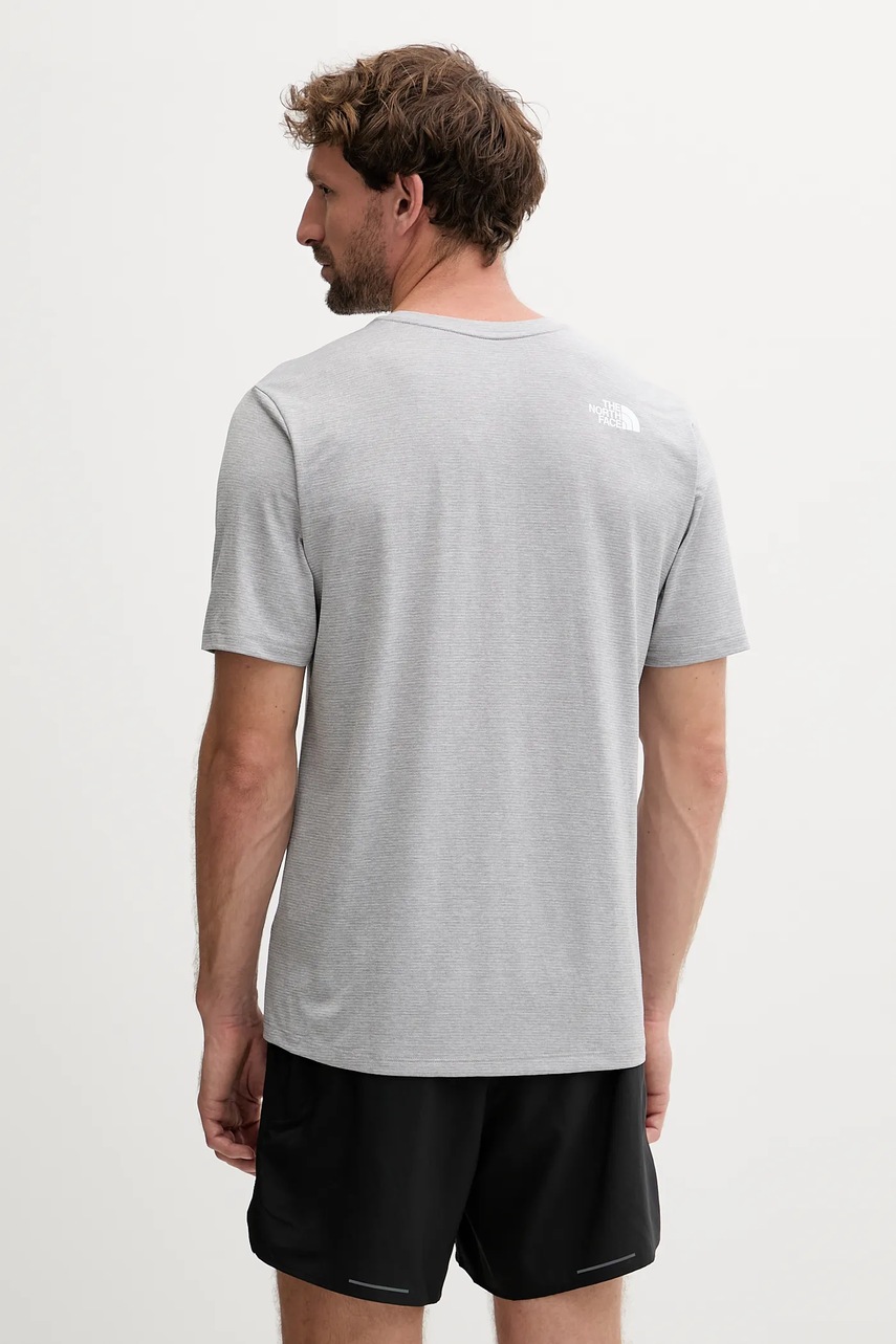Αθλητικό μπλουζάκι The North Face 24/7 ανδρικά, χρώμα: γκρι, NF0A894BCQO1 φωτογραφία