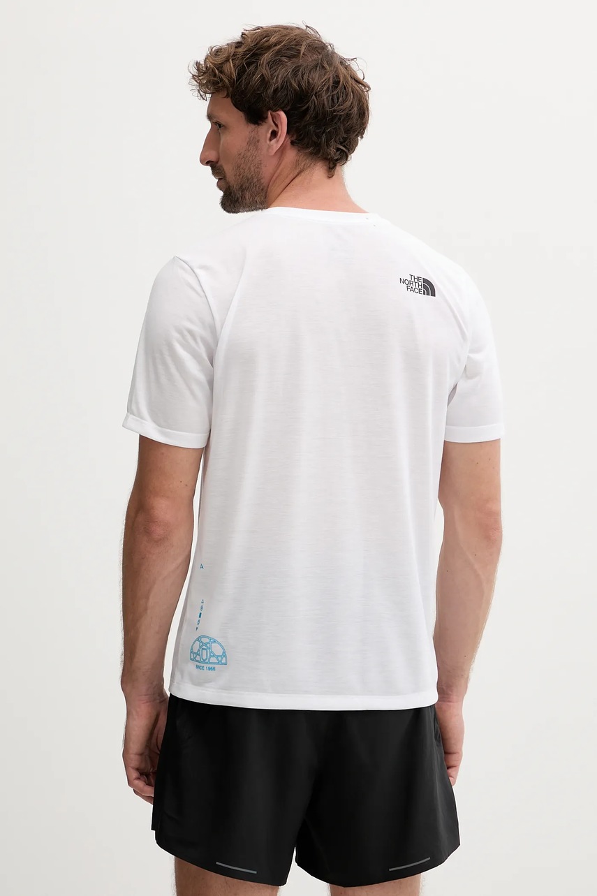 Μπλουζάκι προπόνησης The North Face Multiple Placement χρώμα: άσπρο, NF0A8E1BFN41 φωτογραφία