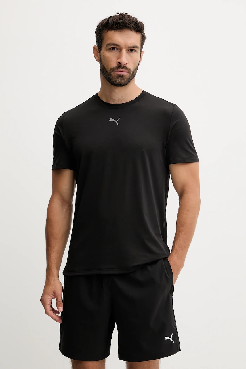 Puma tricou de antrenament culoarea negru, uni, 527593