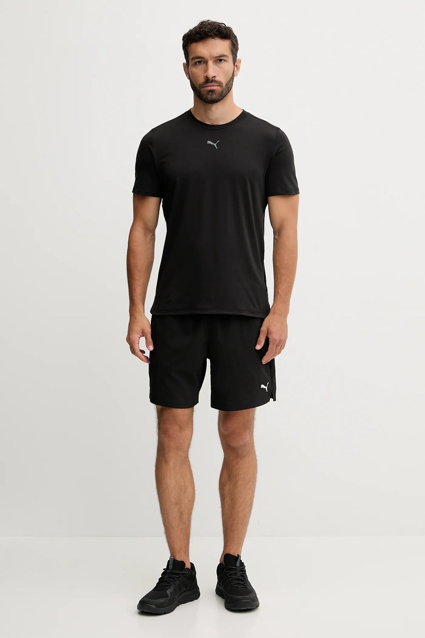Футболка для тренинга Puma цвет чёрный однотонная 527593