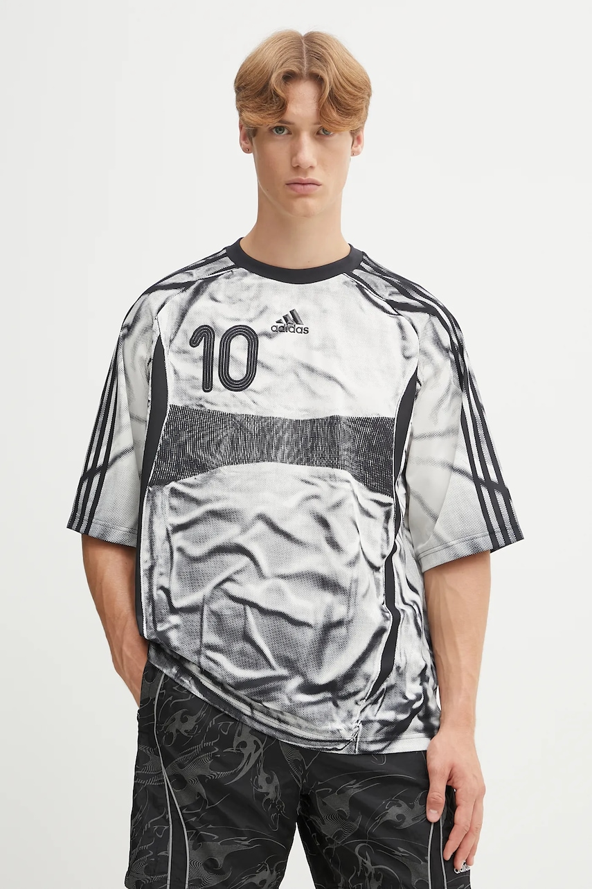 adidas Originals tricou Adilenium Tg Je culoarea negru, cu imprimeu, KF8523