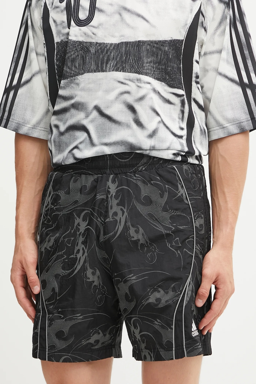 adidas Originals pantaloni scurți de baie Adilenium Tg Sh culoarea negru, KF8525 adidas Originals pantaloni scurți de baie Adilenium Tg Sh culoarea negru, KF8525