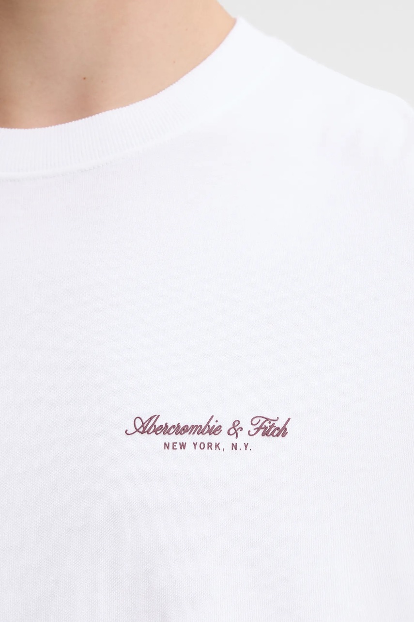 Βαμβακερό μπλουζάκι Abercrombie & Fitch φωτογραφία