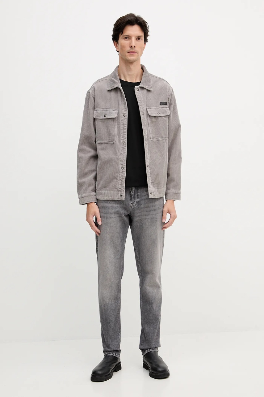 Хлопковая футболка Lacoste цвет чёрный с принтом TH5950