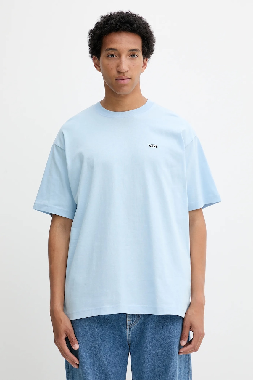 Vans tricou din bumbac uni, VN000P1PEML1