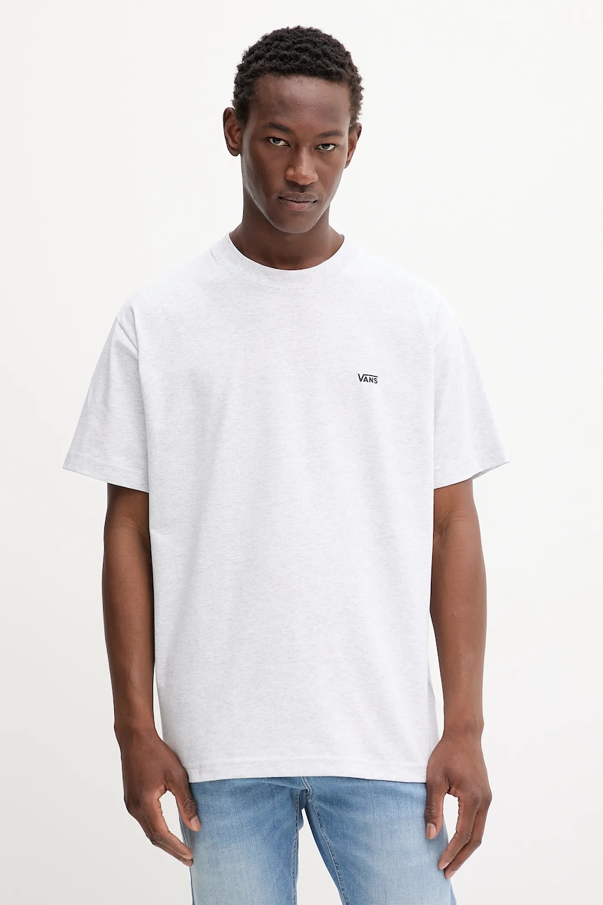 Vans tricou culoarea gri, melanj, VN000R9X1QI1