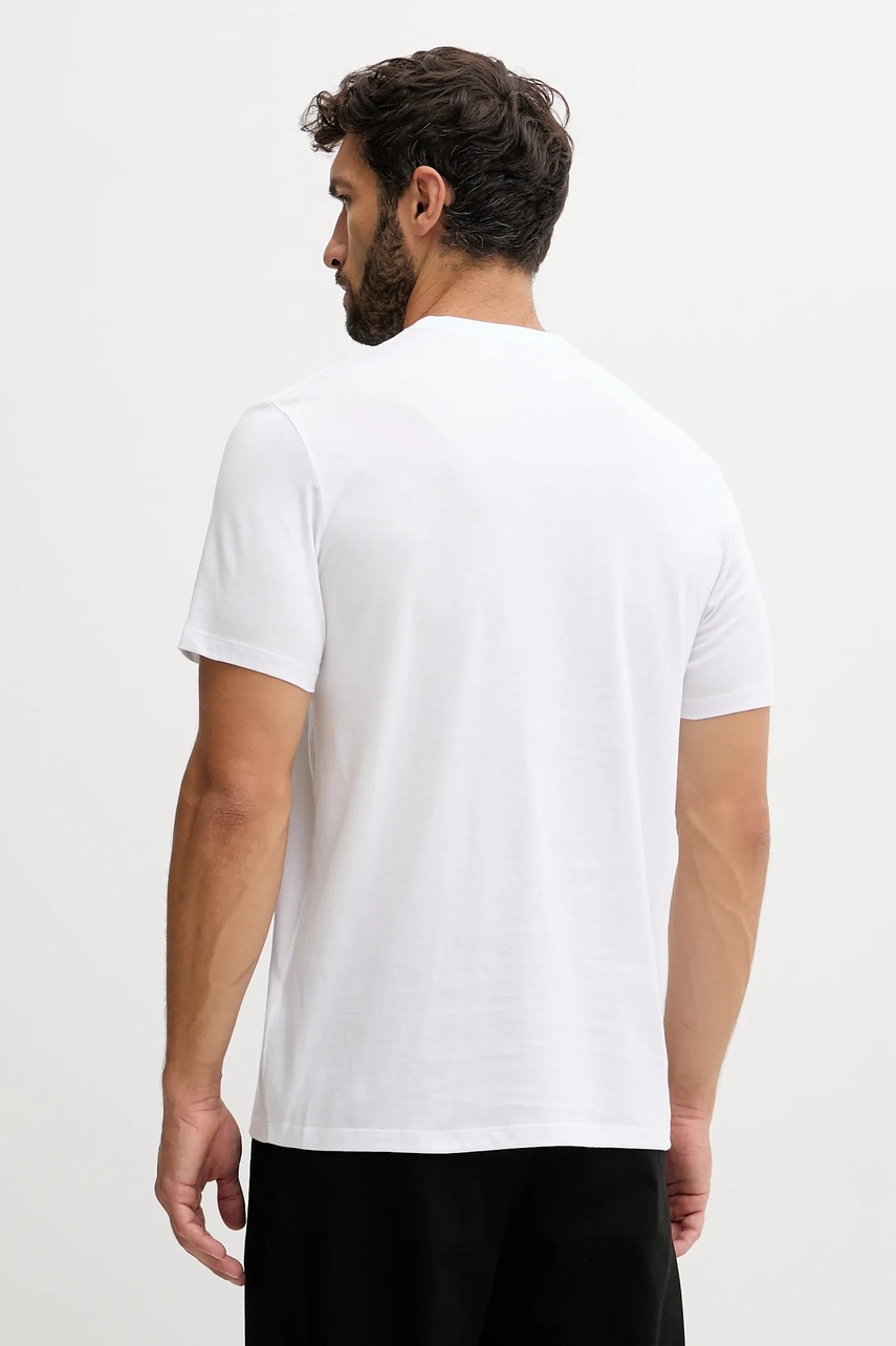 Хлопковая футболка Calvin Klein цвет белый с принтом LV04RD820G