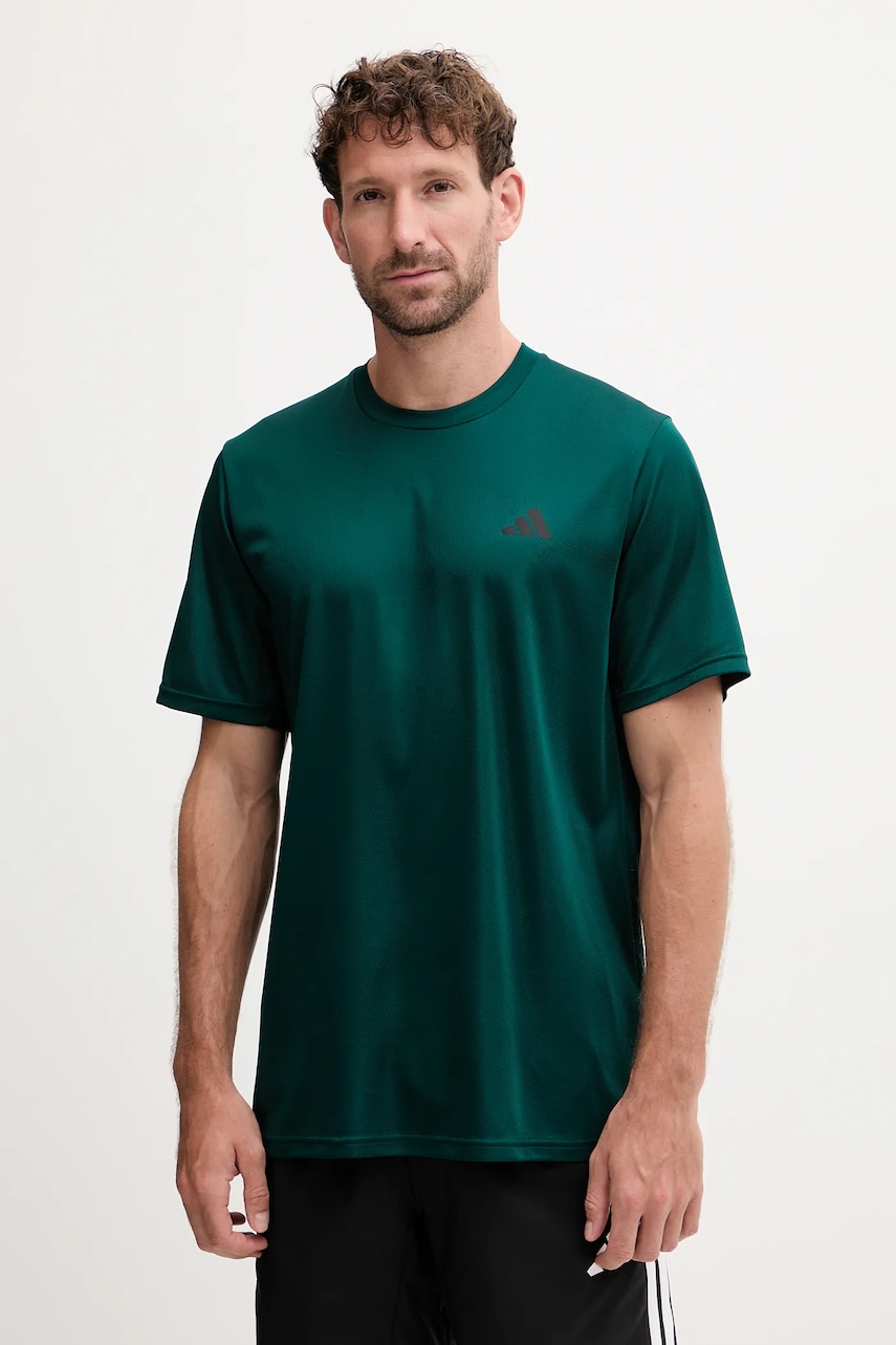 adidas Performance tricou de antrenament TR-ES BASE culoarea verde, uni, JW5025