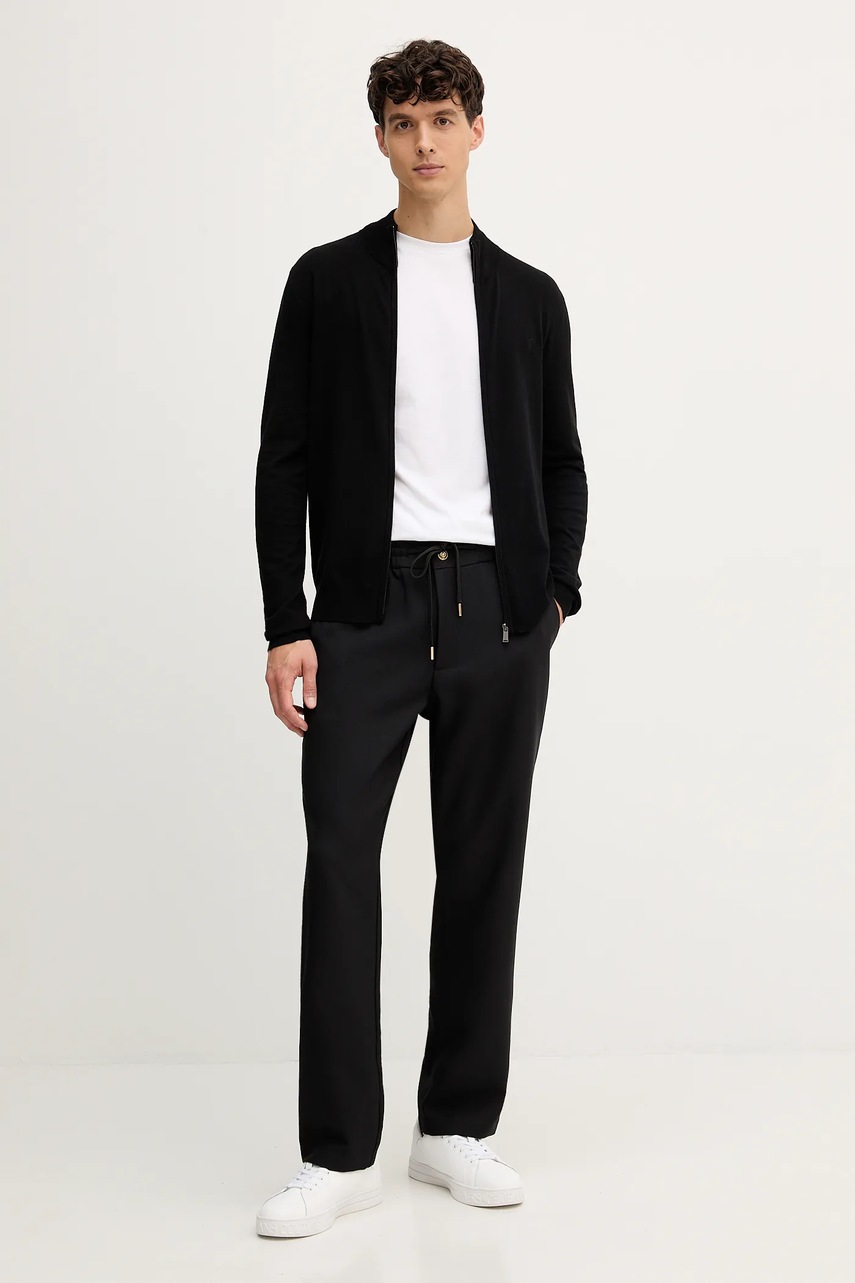 Хлопковая футболка Trussardi цвет белый однотонная G0278000048N