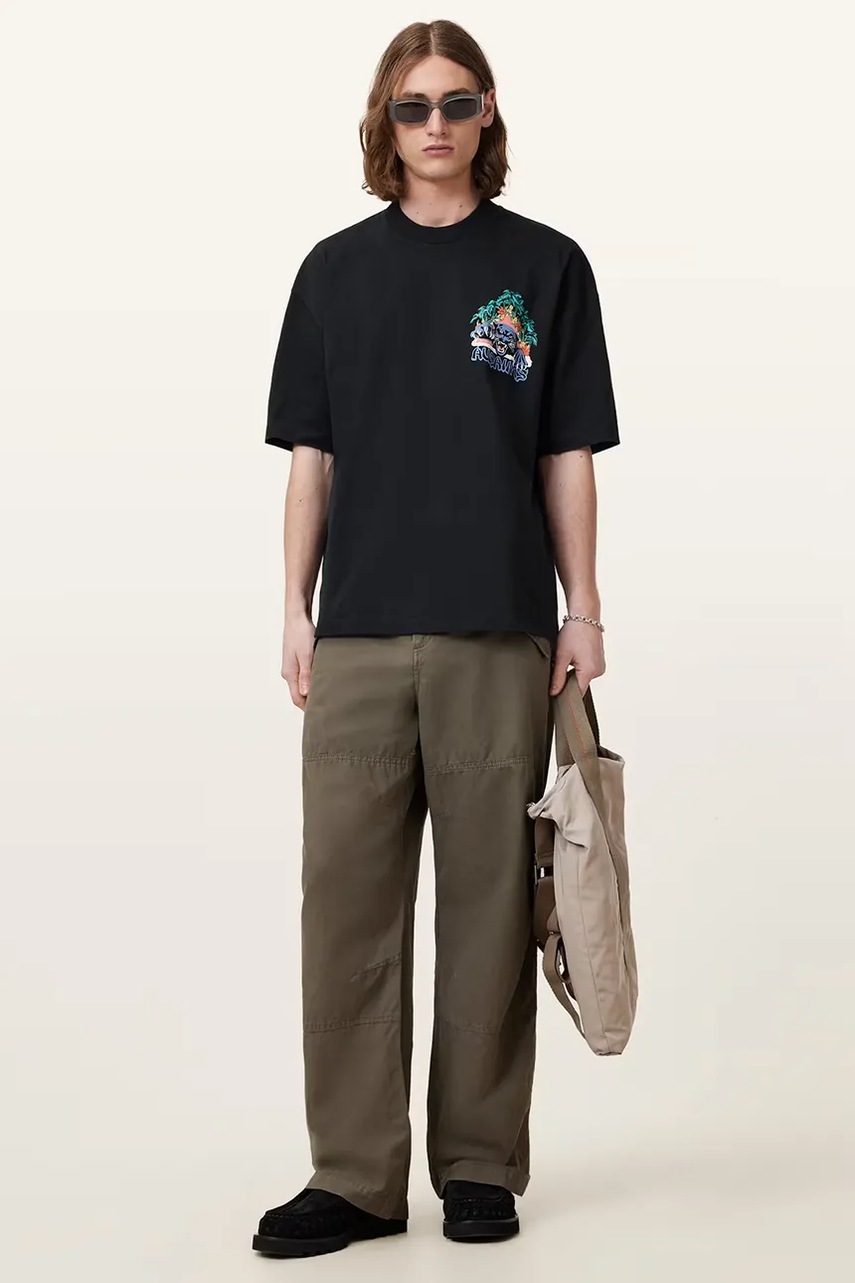 Βαμβακερό μπλουζάκι AllSaints POUNCE φωτογραφία