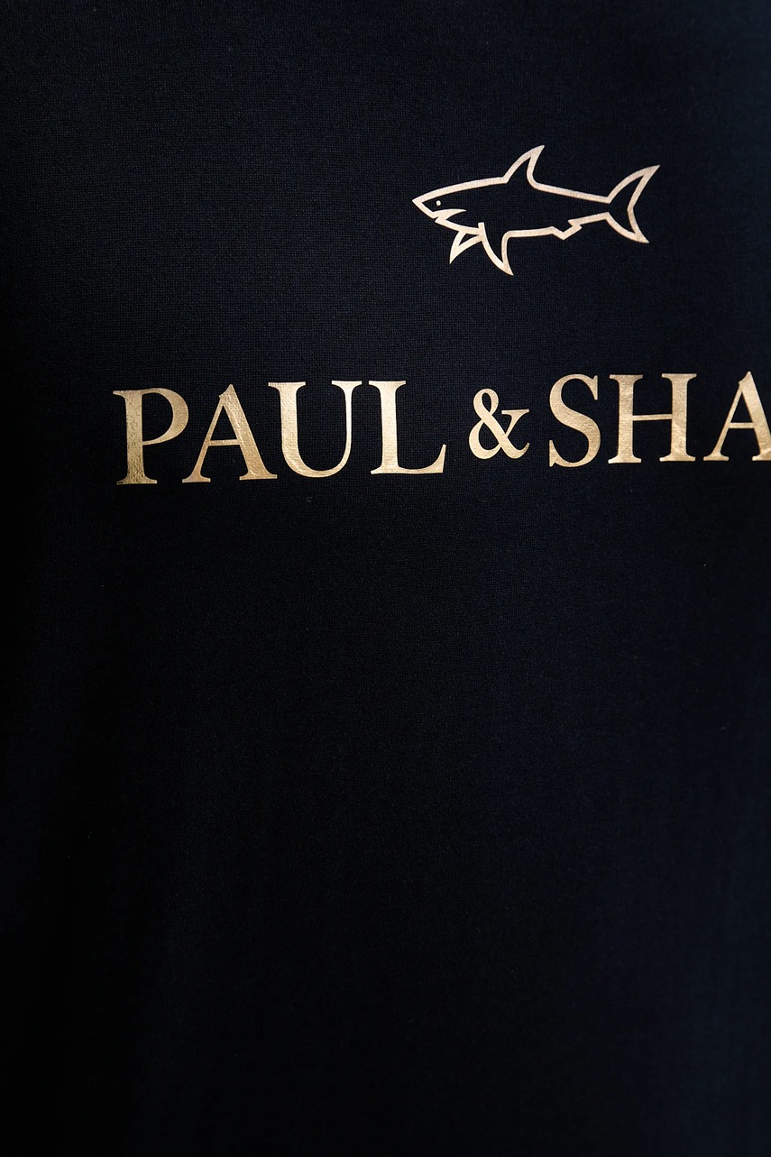 Βαμβακερό μπλουζάκι Paul&Shark Knitwear φωτογραφία