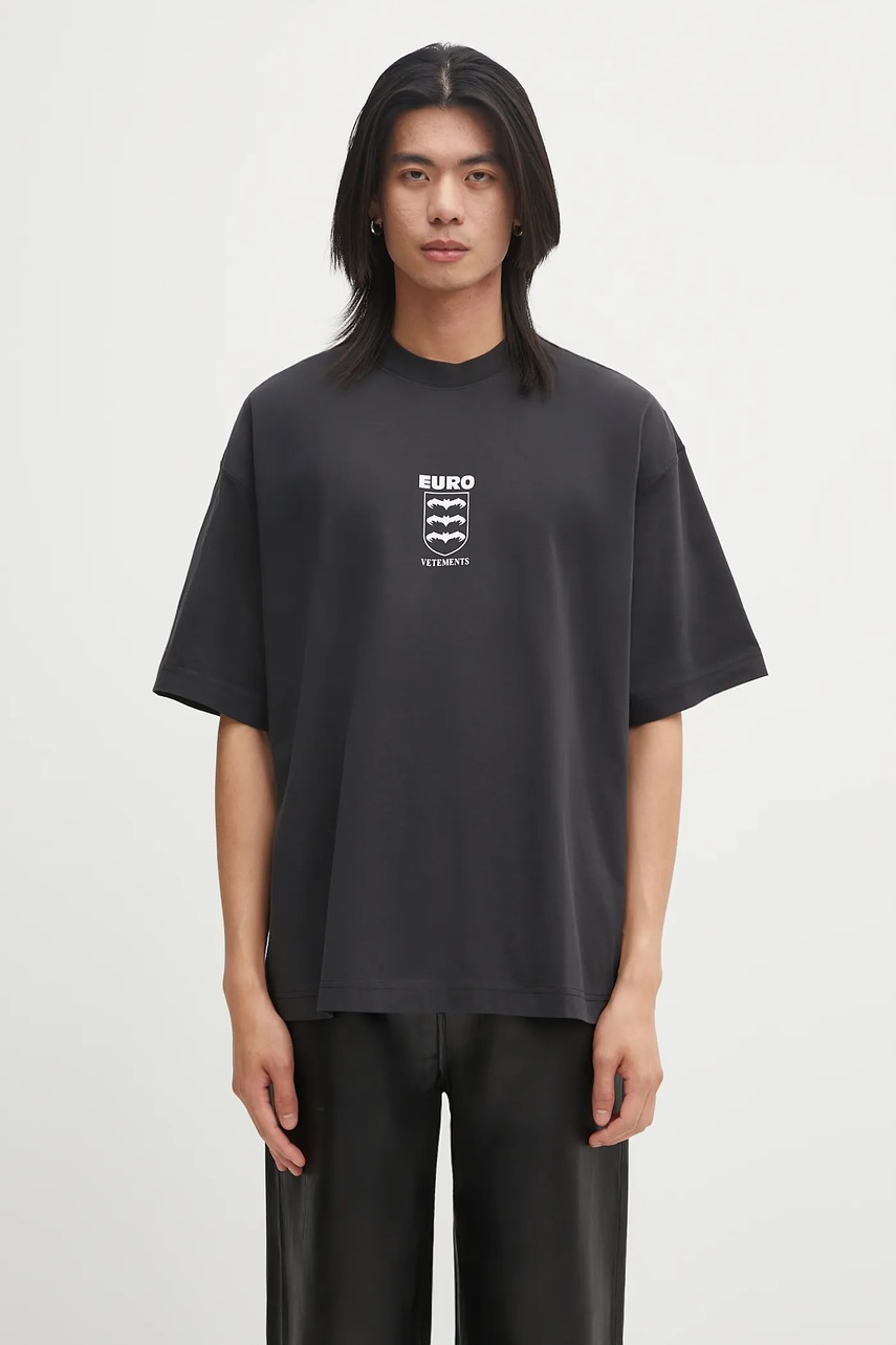 VETEMENTS t-shirt bawełniany Bats Logo Regular