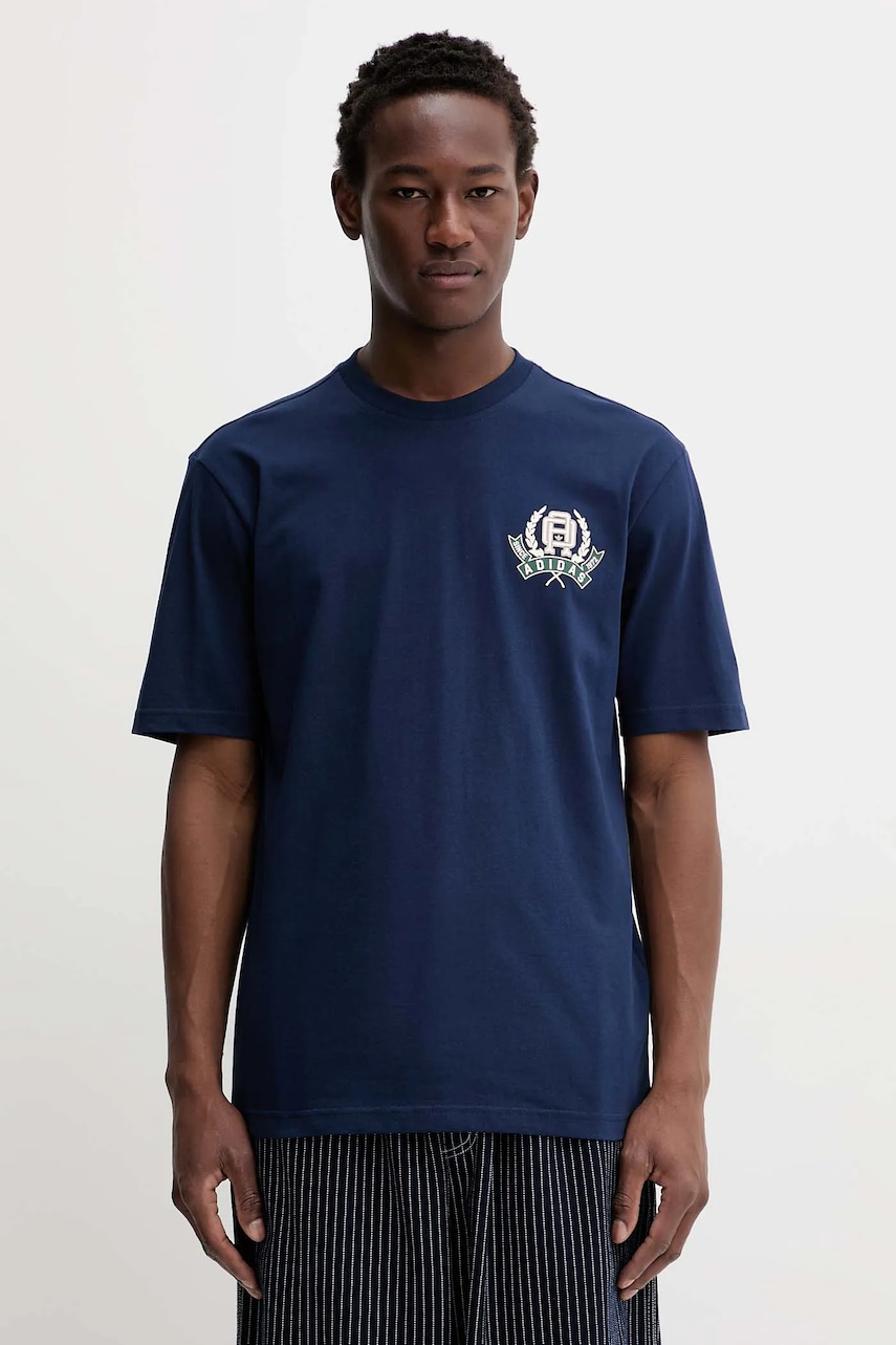 adidas Originals tricou din bumbac Varsity cu imprimeu, JX8156