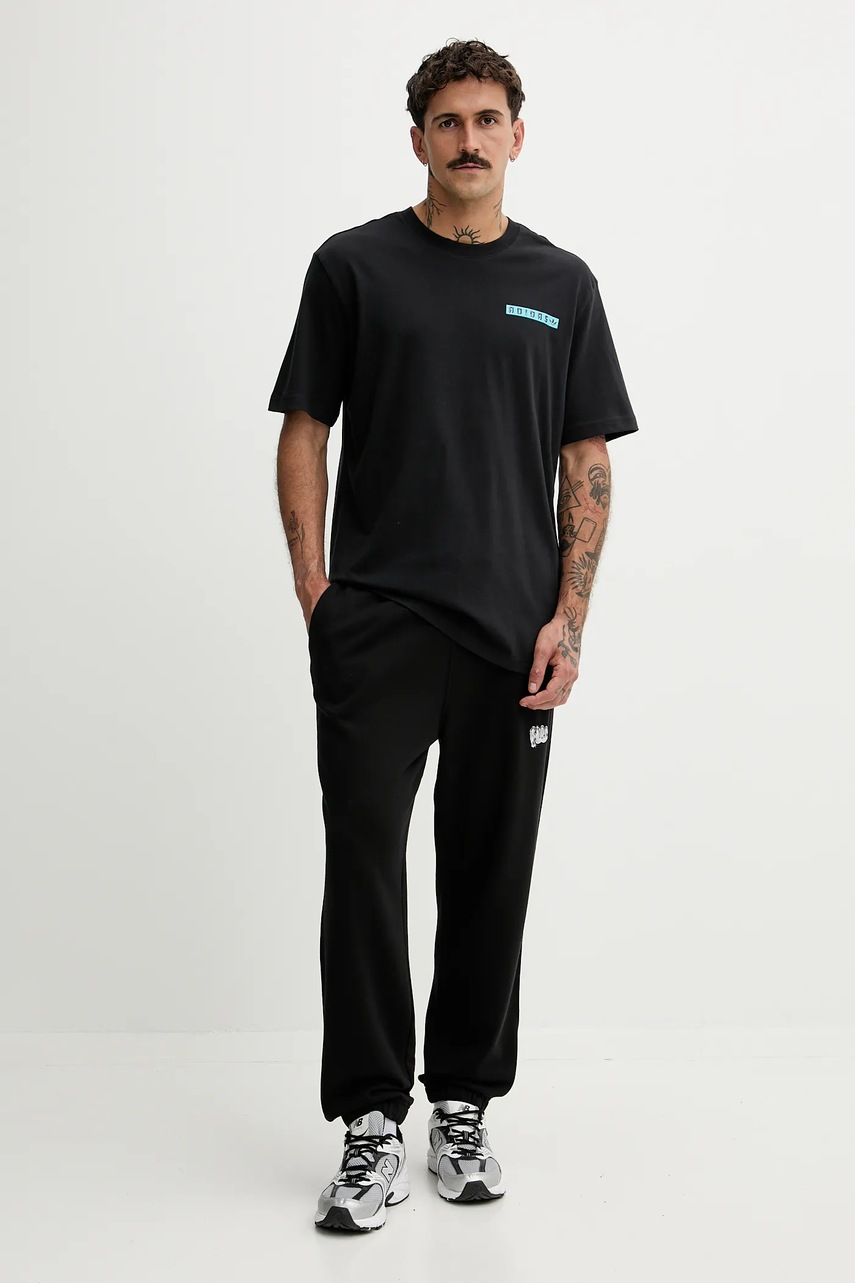 Хлопковая футболка adidas Originals Graphic цвет чёрный с принтом KA0621