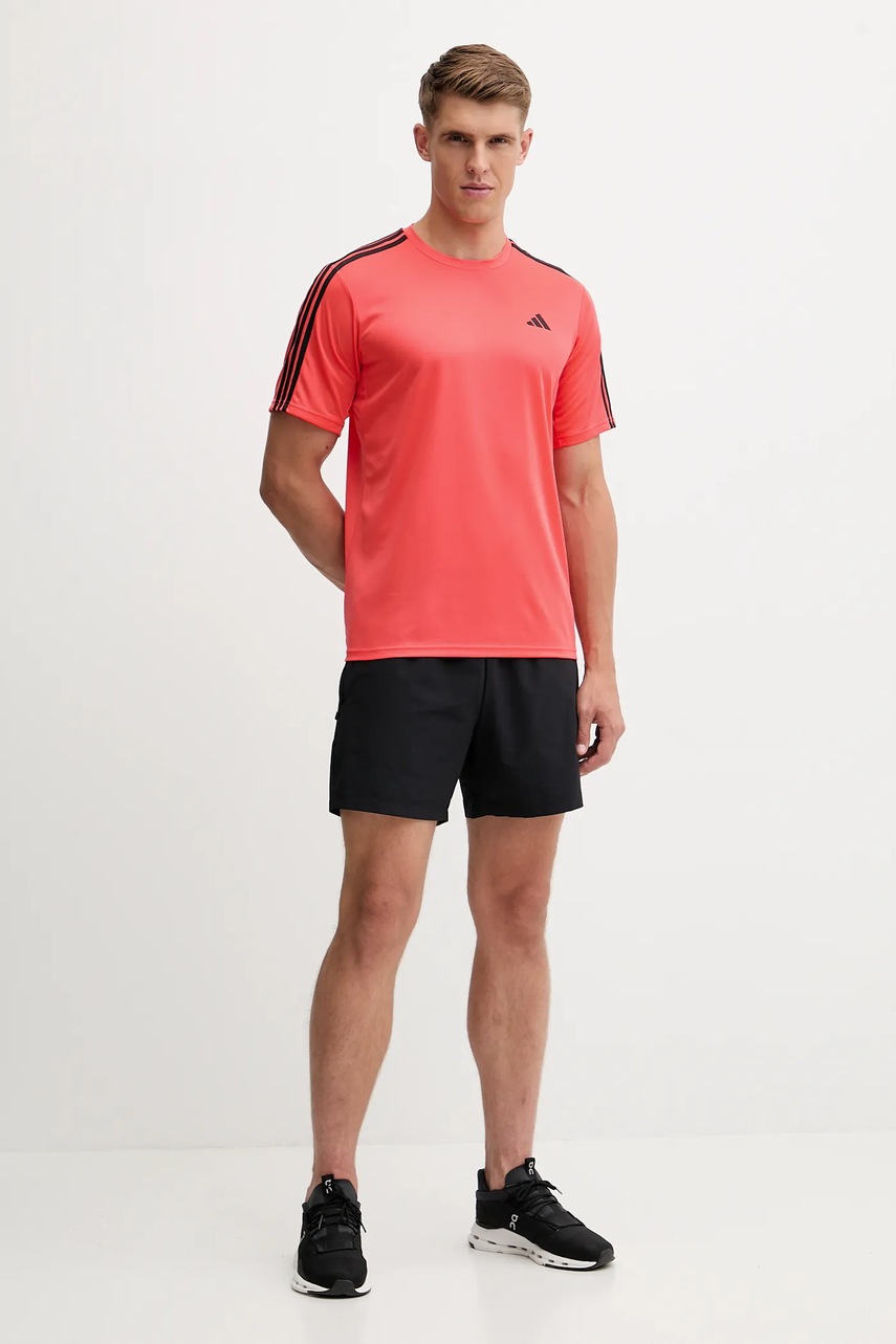 Футболка для тренинга adidas Performance Te-Es Base 3S цвет оранжевый с принтом KA7853