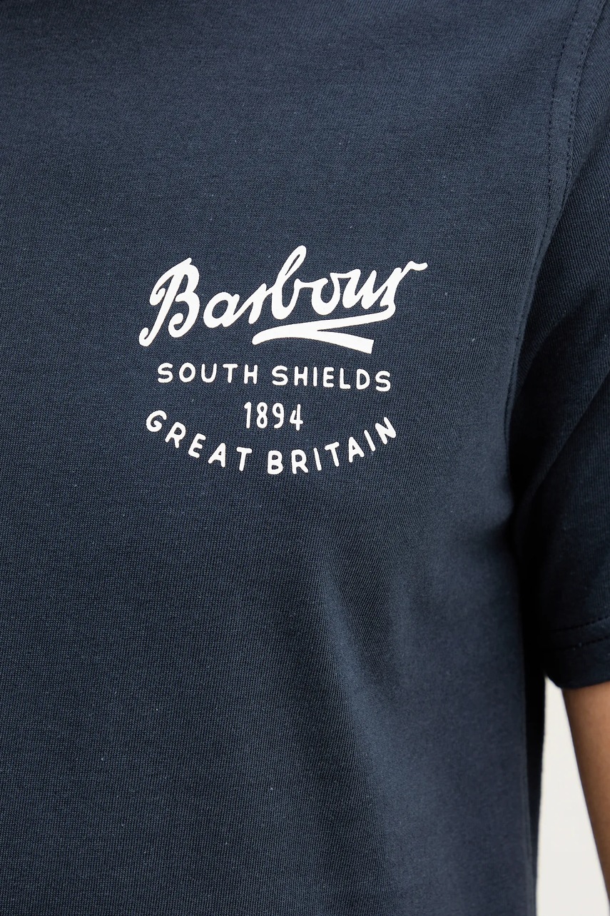 Βαμβακερό μπλουζάκι Barbour φωτογραφία