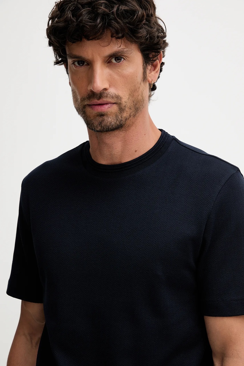 Βαμβακερό μπλουζάκι BOSS San Jared-C φωτογραφία