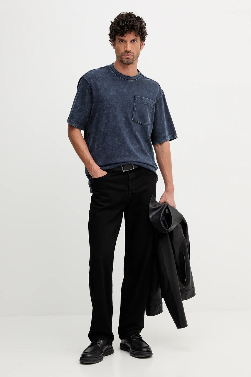 Хлопковая футболка G-Star узор D26825.C756