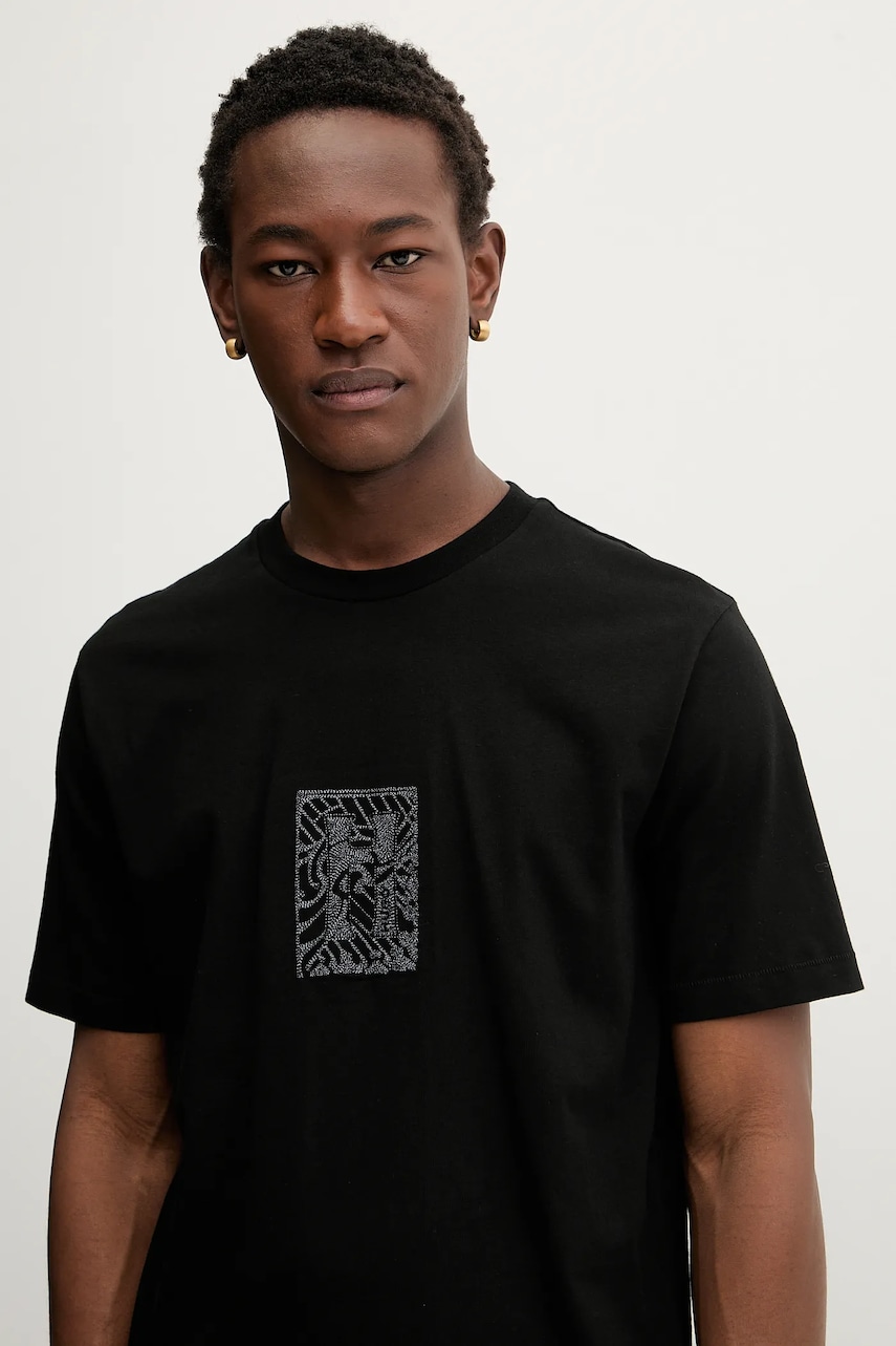 Bavlněné tričko HUGO Dadso