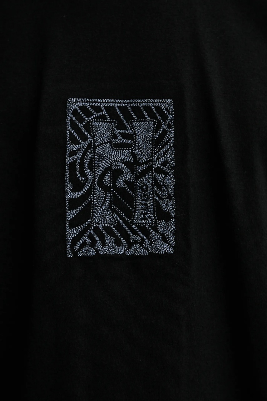 Bavlněné tričko HUGO Dadso