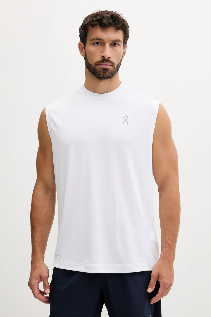 ON running tricou de antrenament culoarea alb, 1MF11800069