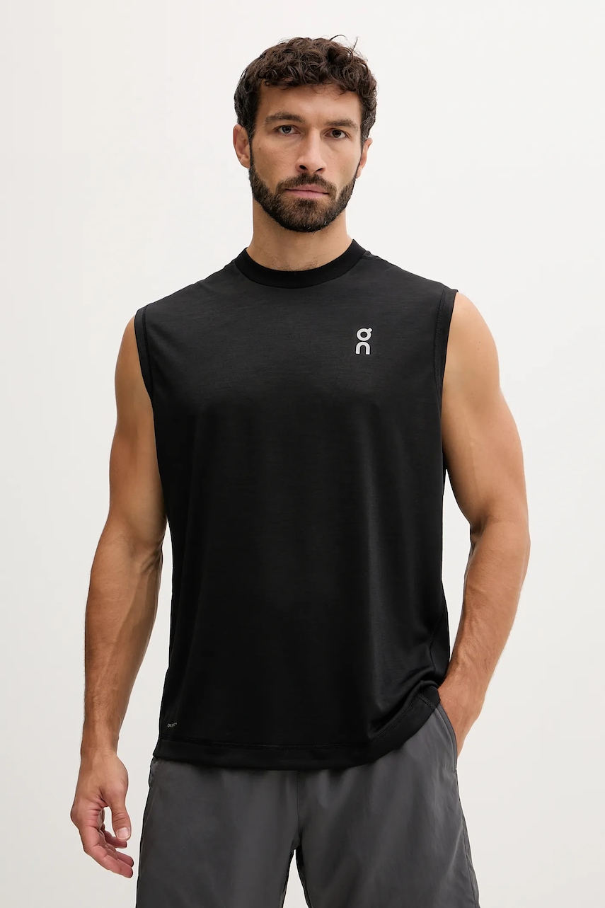 ON running tricou de antrenament culoarea negru, 1MF11800553