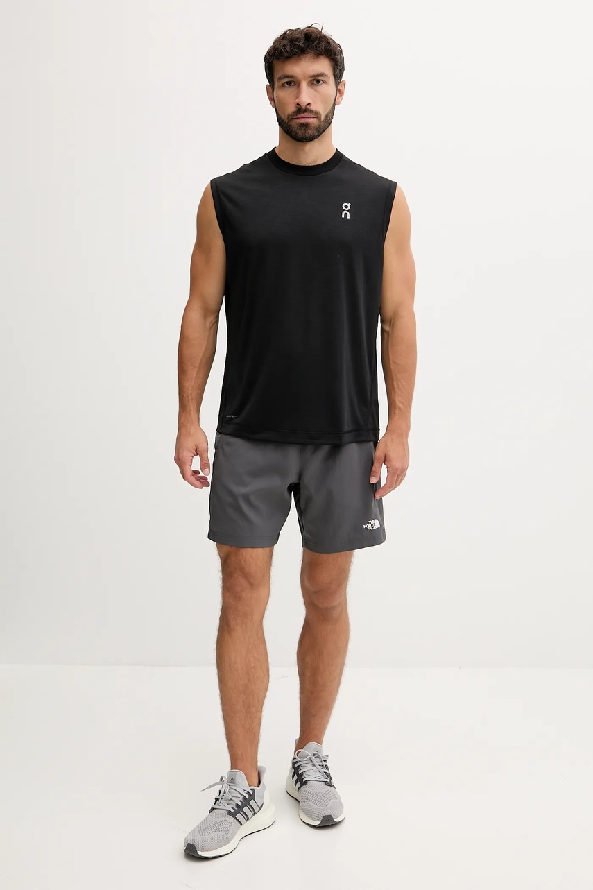 Футболка для тренинга ON running цвет чёрный 1MF11800553