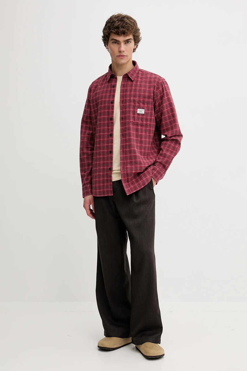 Хлопковая футболка Von Dutch цвет бежевый с принтом VD.1.TR.ARIZO