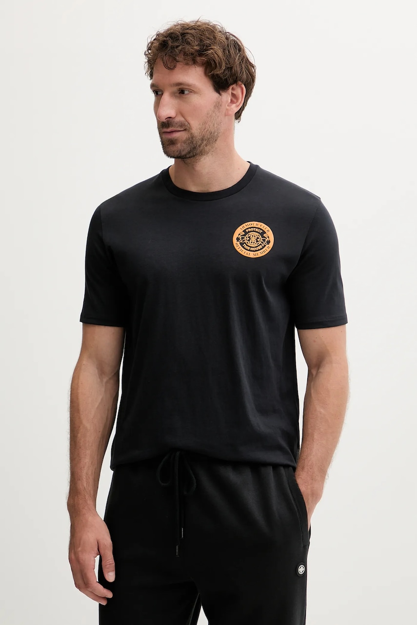 Under Armour tricou culoarea negru, cu imprimeu, 6005612