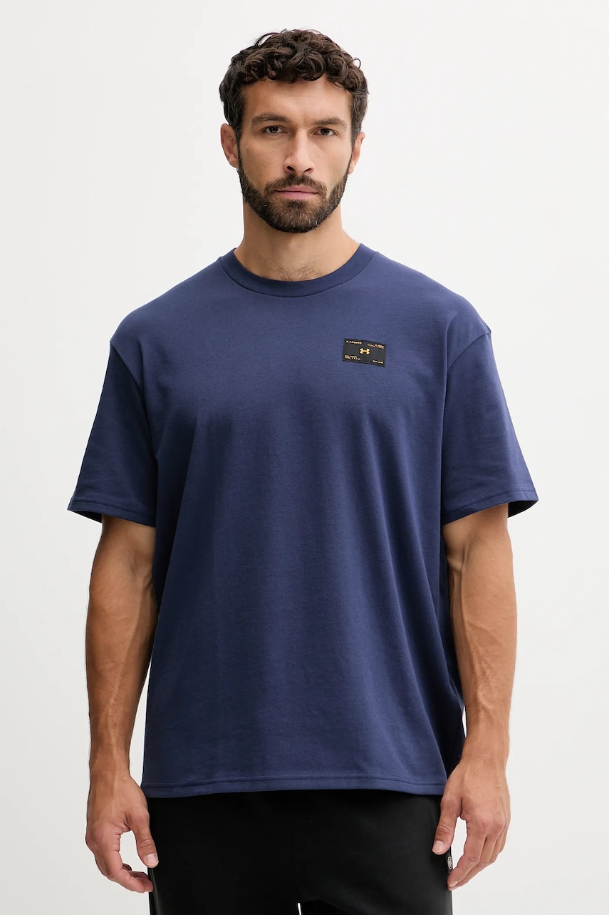 Levně Tričko Under Armour pánské, tmavomodrá barva, 6005668