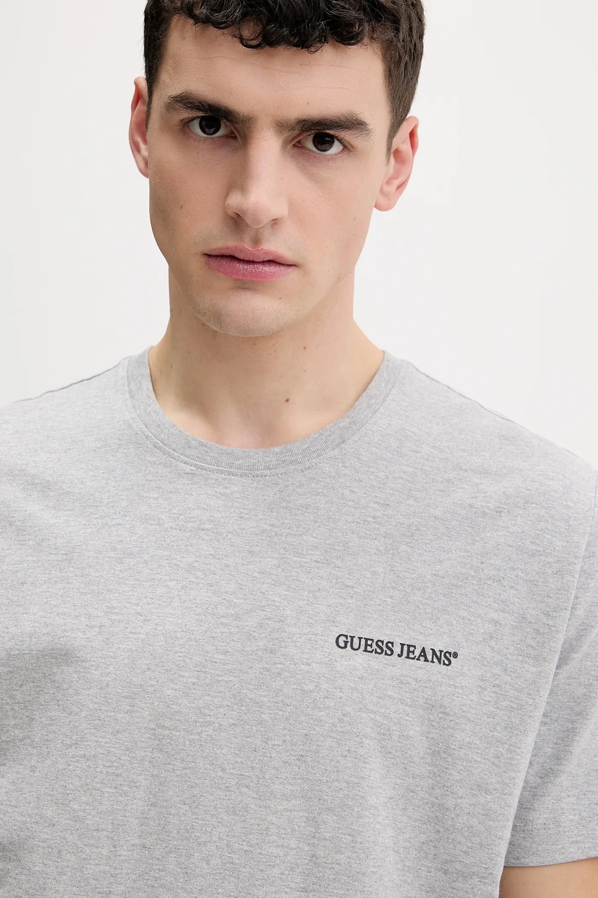 Βαμβακερό μπλουζάκι Guess Jeans φωτογραφία