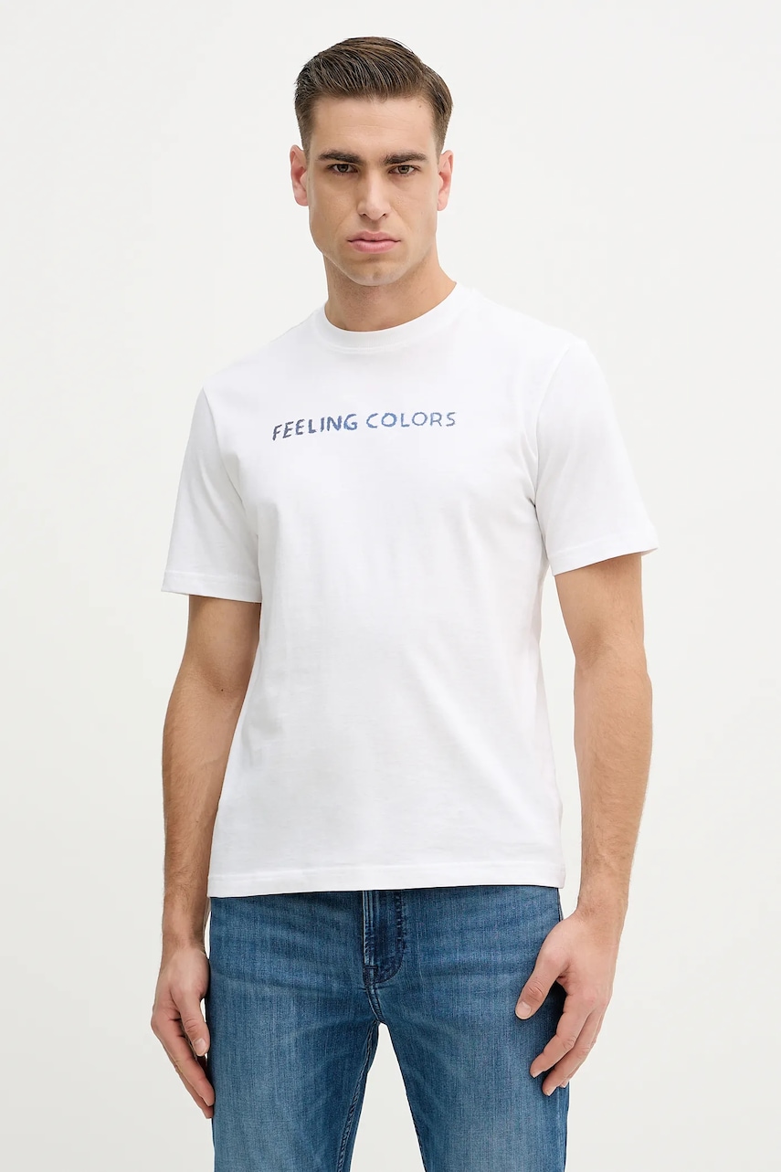 Βαμβακερό μπλουζάκι United Colors of Benetton