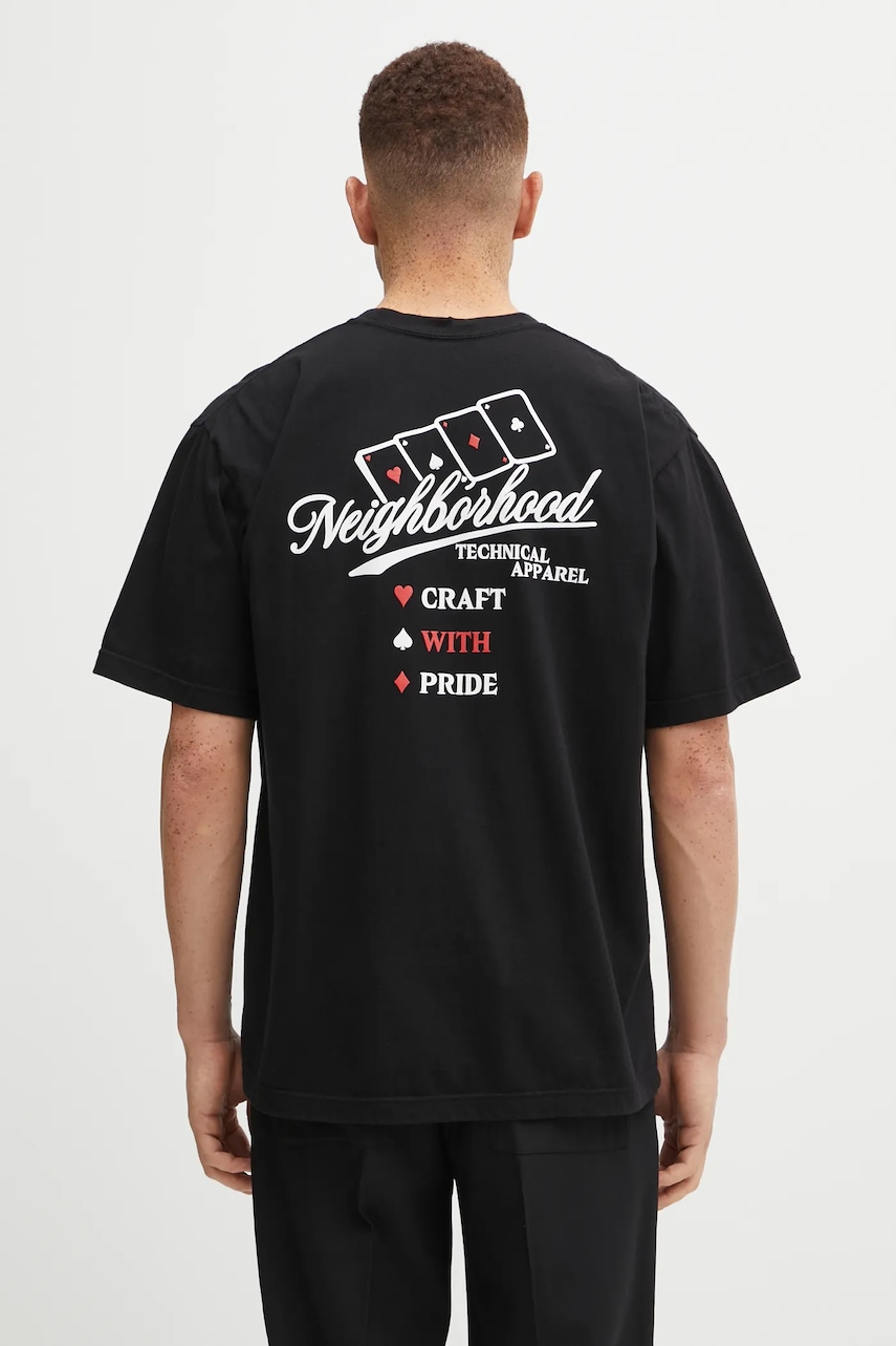 NEIGHBORHOOD t-shirt bawełniany NH. TEE SS-8