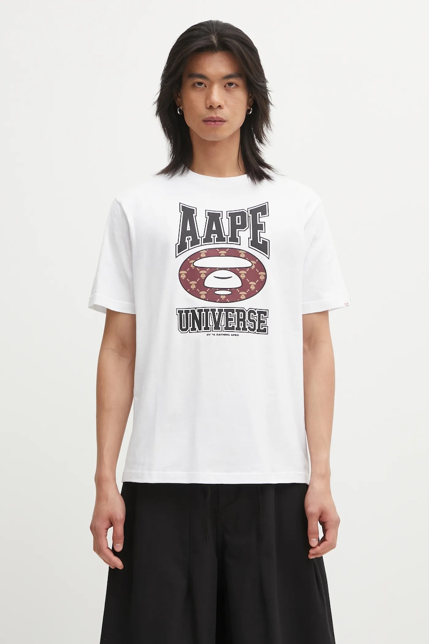 AAPE t-shirt bawełniany Basic
