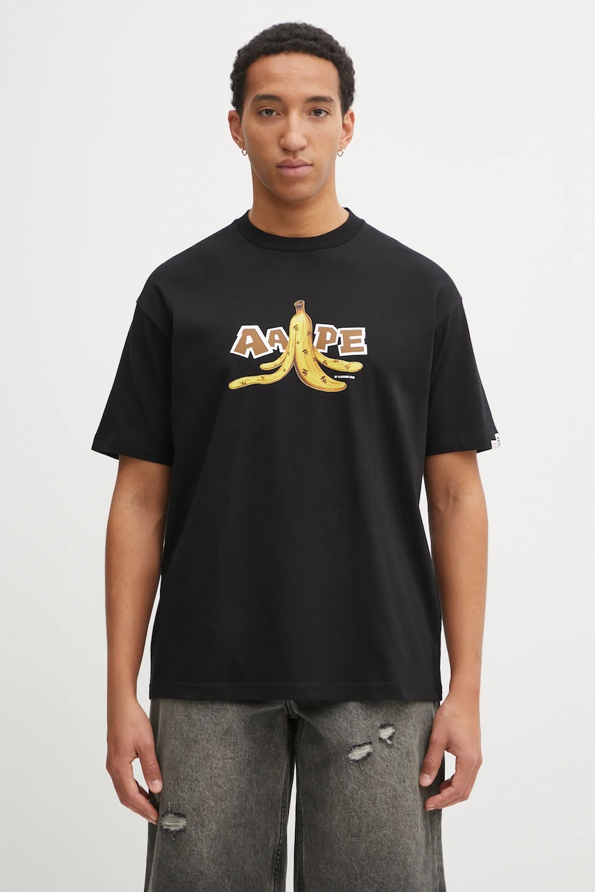 AAPE t-shirt bawełniany Theme Main
