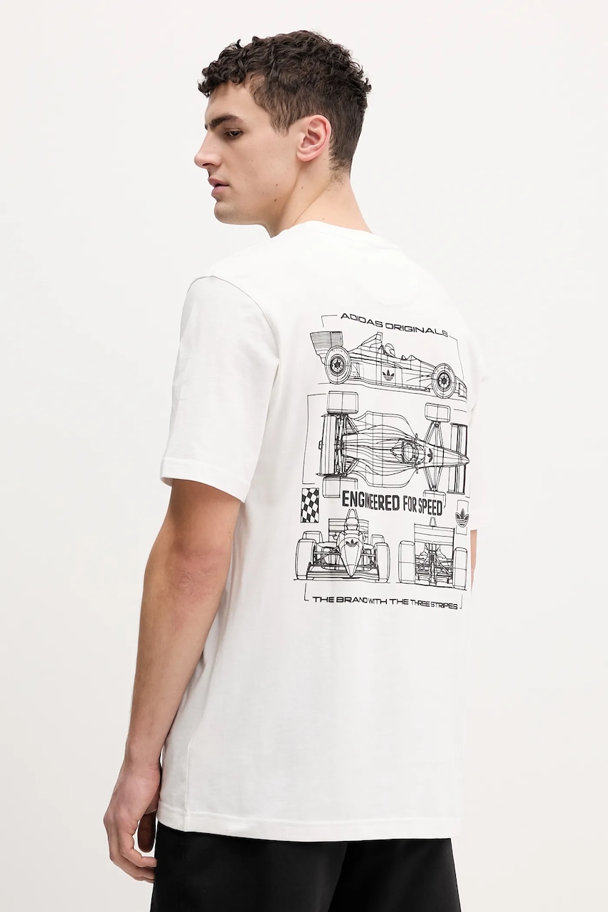 Bavlněné tričko adidas Originals Racing Car (obrázek 3)