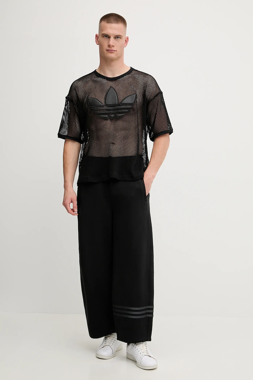 adidas Originals tricou Pride x Jeremy Scott culoarea negru, cu imprimeu, JY7893