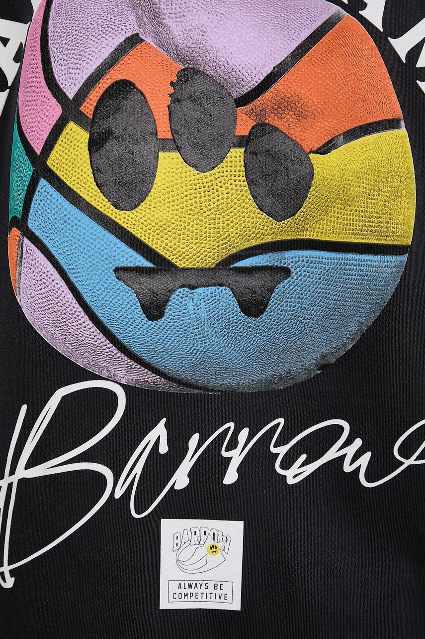 Βαμβακερό μπλουζάκι Barrow χρώμα: γκρι, F5BWUATH127 φωτογραφία