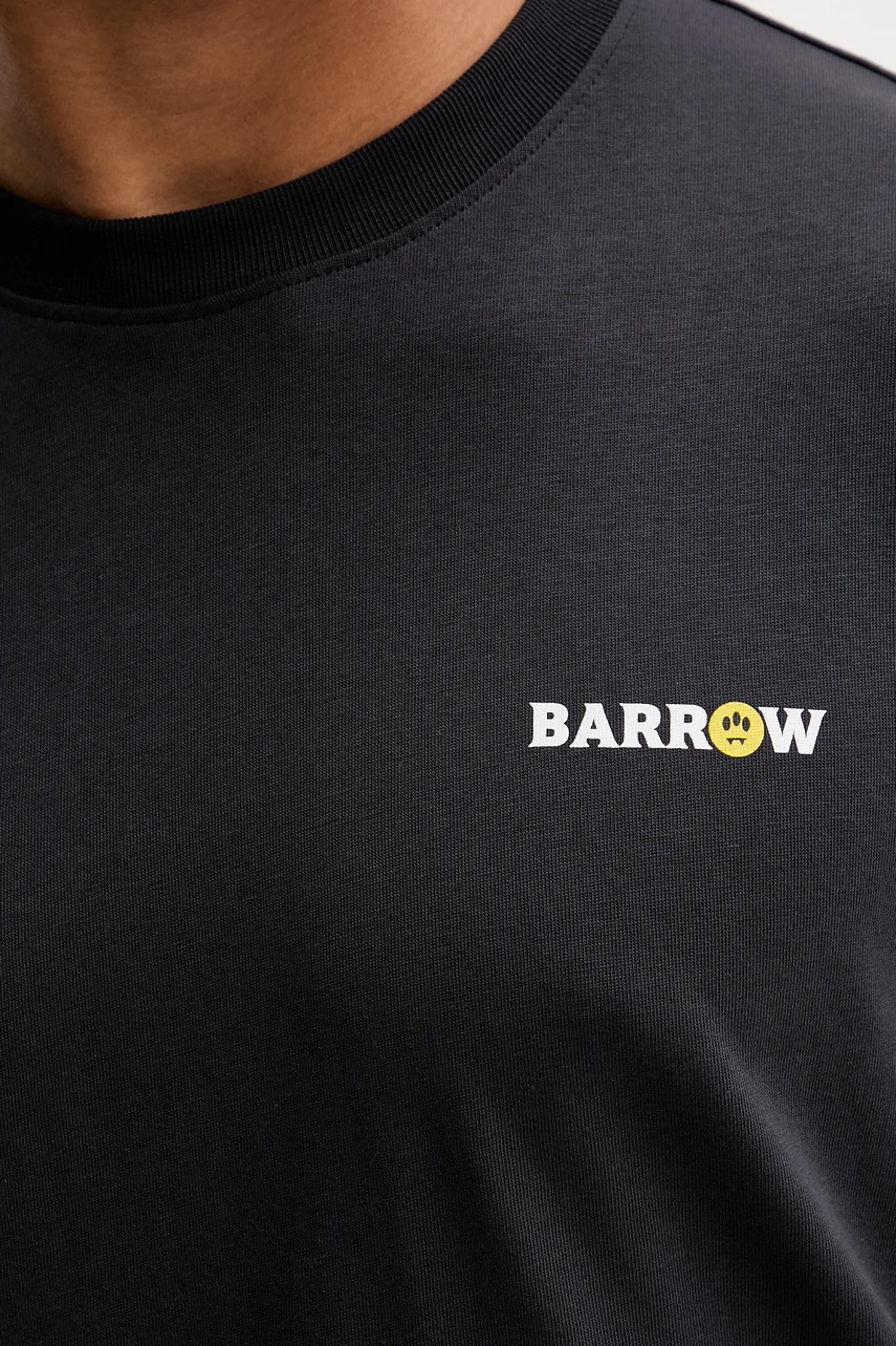 Βαμβακερό μπλουζάκι Barrow χρώμα: γκρι, F5BWUATH127 φωτογραφία