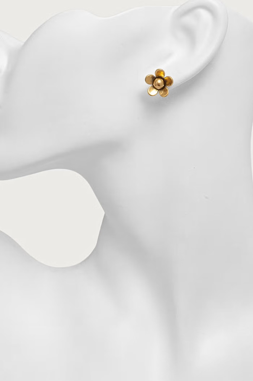 MARC JACOBS  náušnice dámske z mosadze DAISY WILD