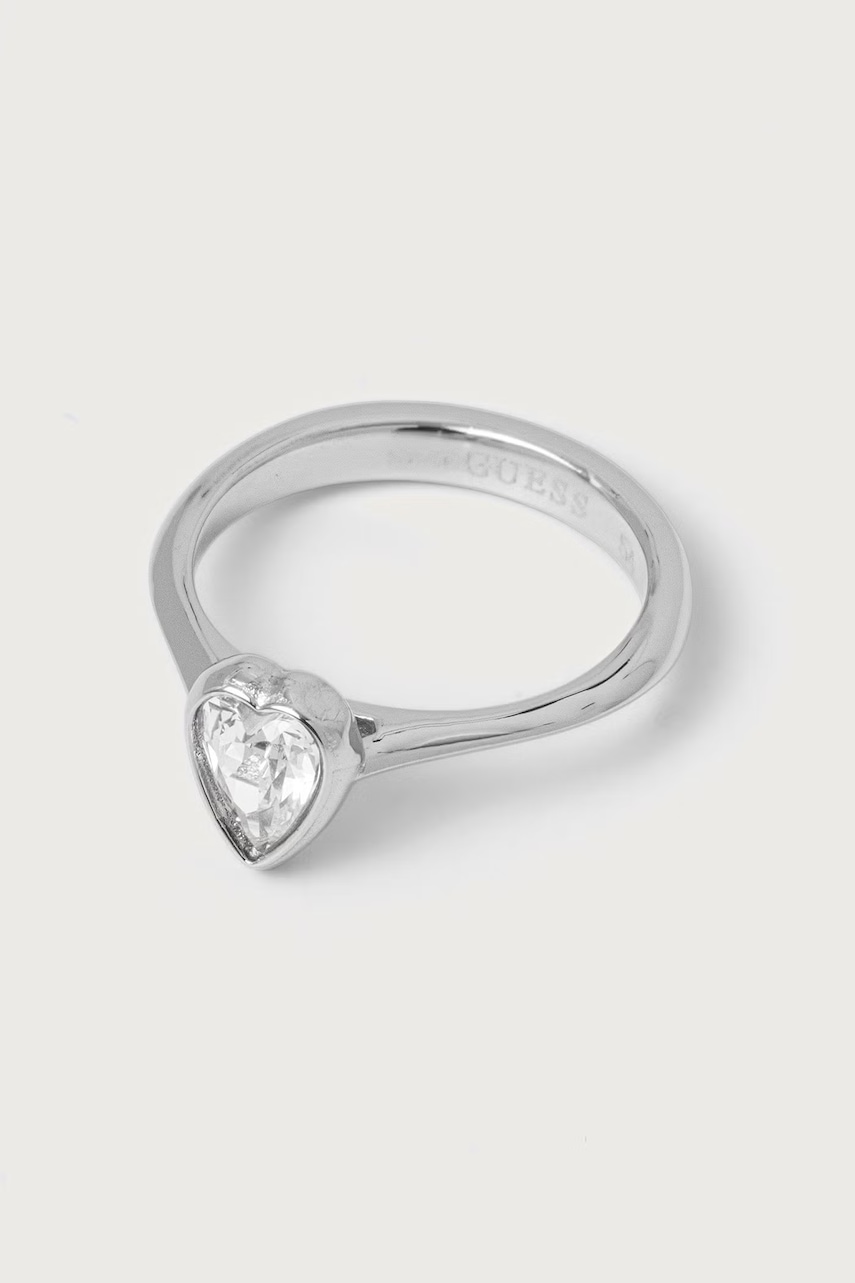 Guess  inel pentru femei din oțel inoxidabil CRYSTAL LOVE