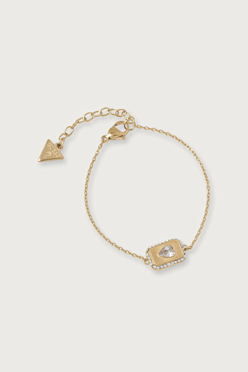 Guess  náramok dámsky z nehrdzavejúcej ocele CRYSTAL LOVE
