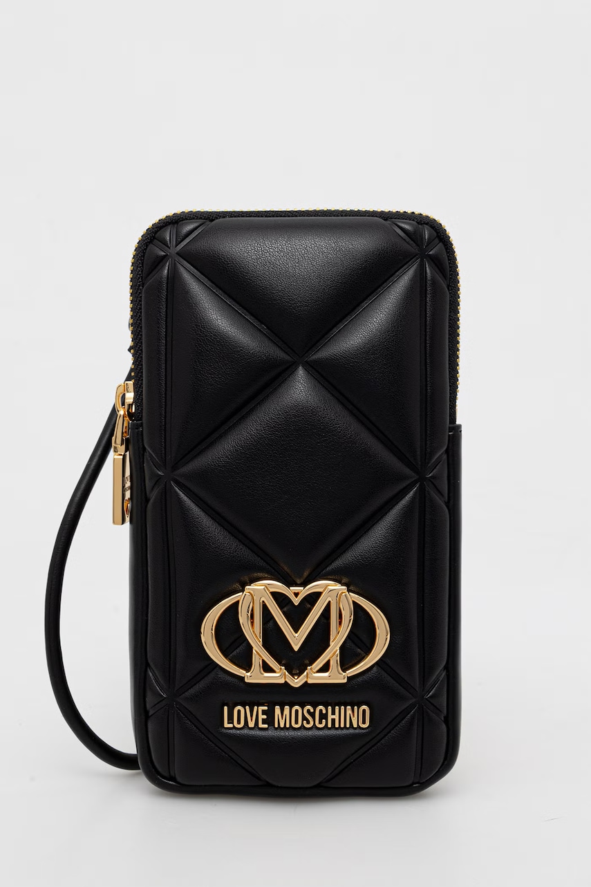 Love Moschino pokrowiec na telefon damski z imitacji skóry
