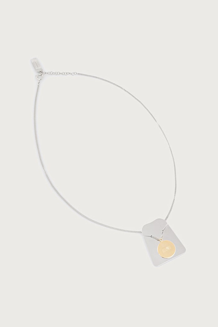 MM6 Maison Margiela  náhrdelník s přívěskem dámský mosazný