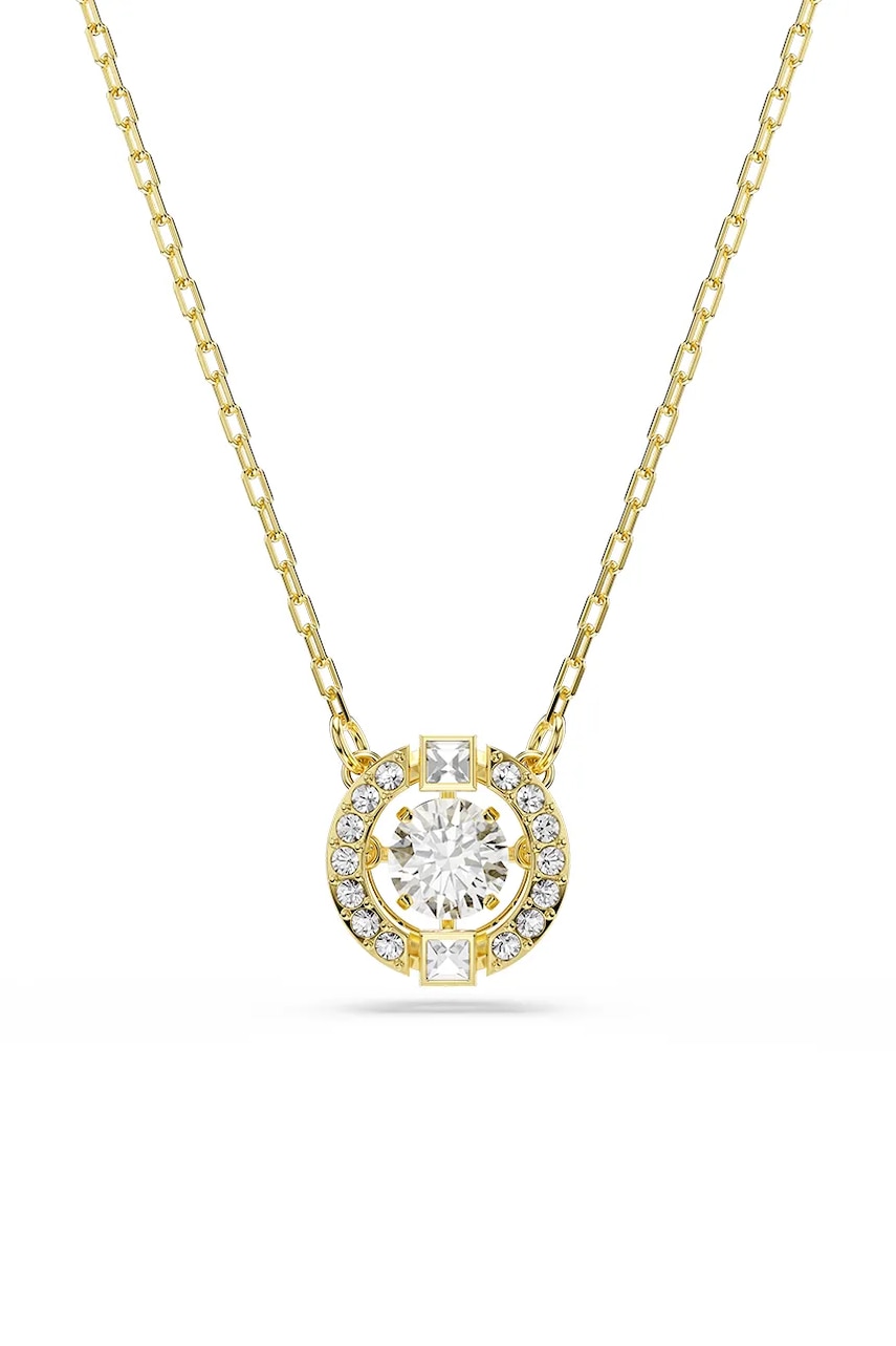Swarovski naszyjnik damski pozłacany z cyrkonią UNA