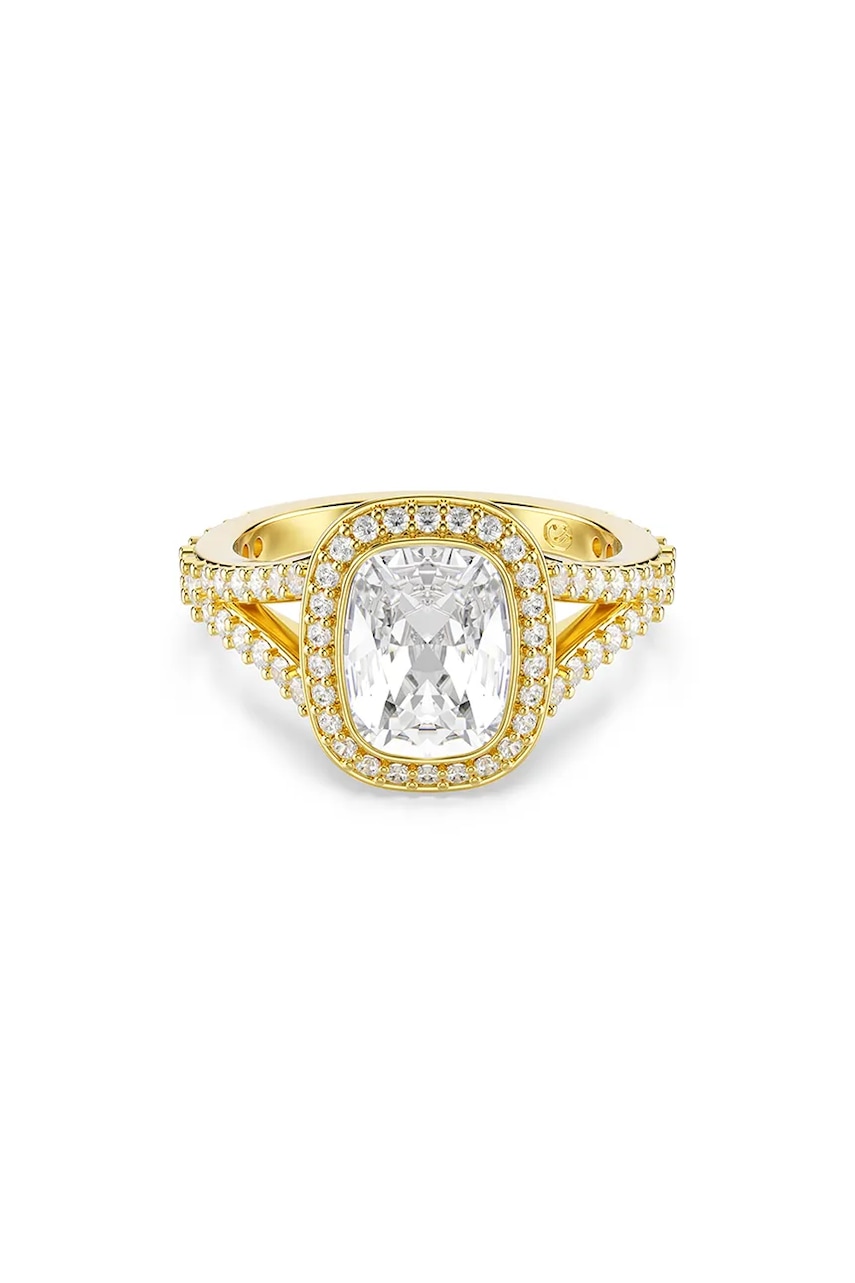 Swarovski inel pentru femei placat cu aur zirconiu cubic UNA
