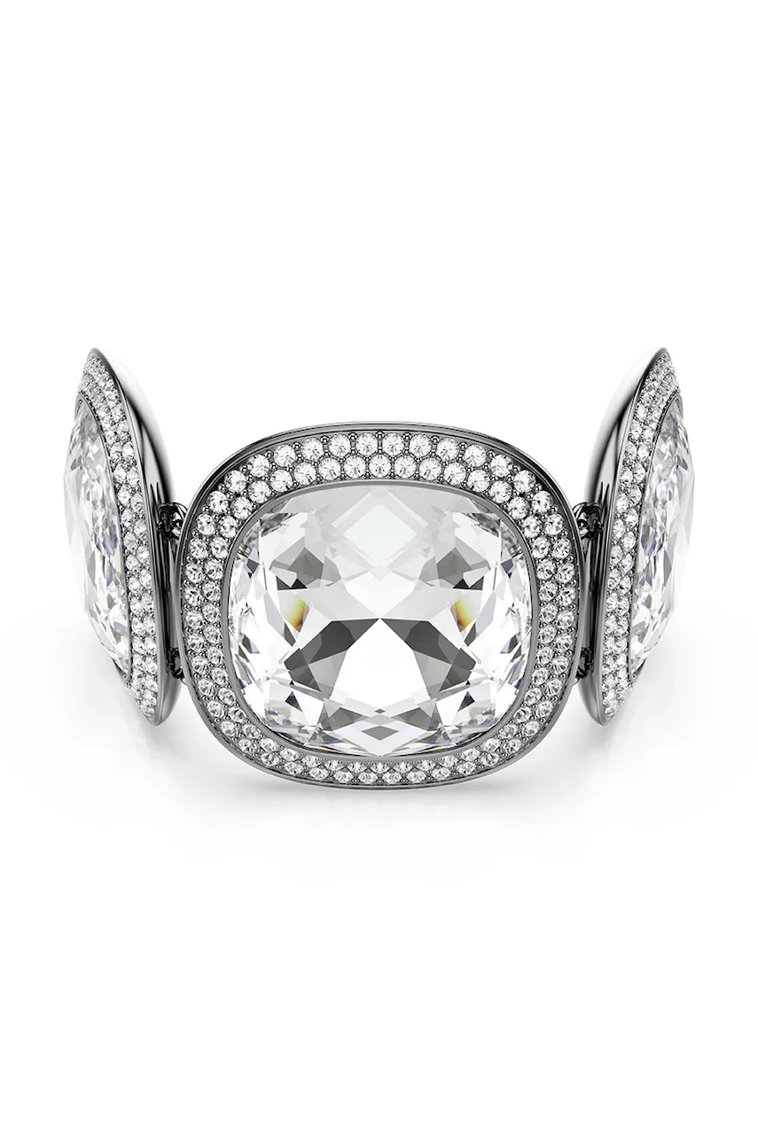 Swarovski βραχιόλι γυναικείο μεταλλικό με κρύσταλλο Swarovski UNA