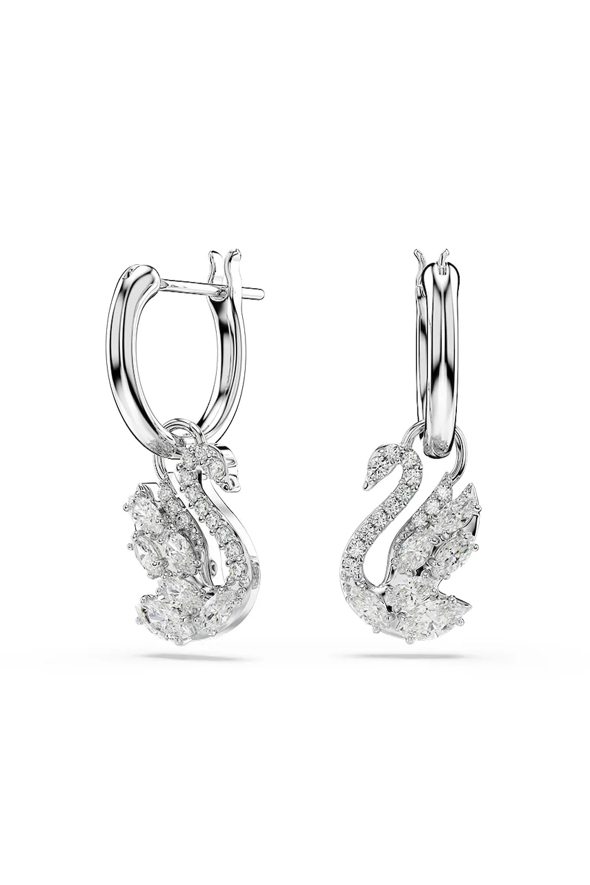 Swarovski σκουλαρίκια γυναικεία μεταλλικά ζιργκόν