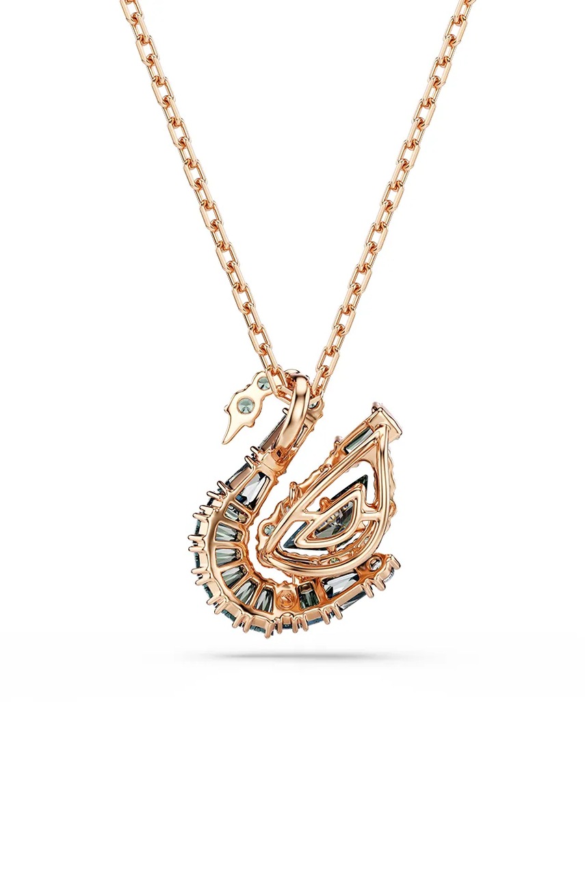 Swarovski Swarovski κολιέ με κρεμαστό γυναικείο επιχρυσωμένο ζιργκόν - 4